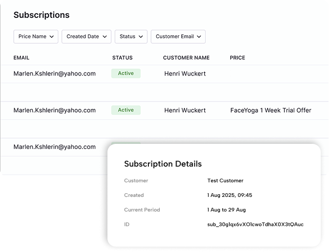Subscription Management
